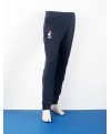 Pantalon survêtement bleu bande tricolore Le Coq Sportif