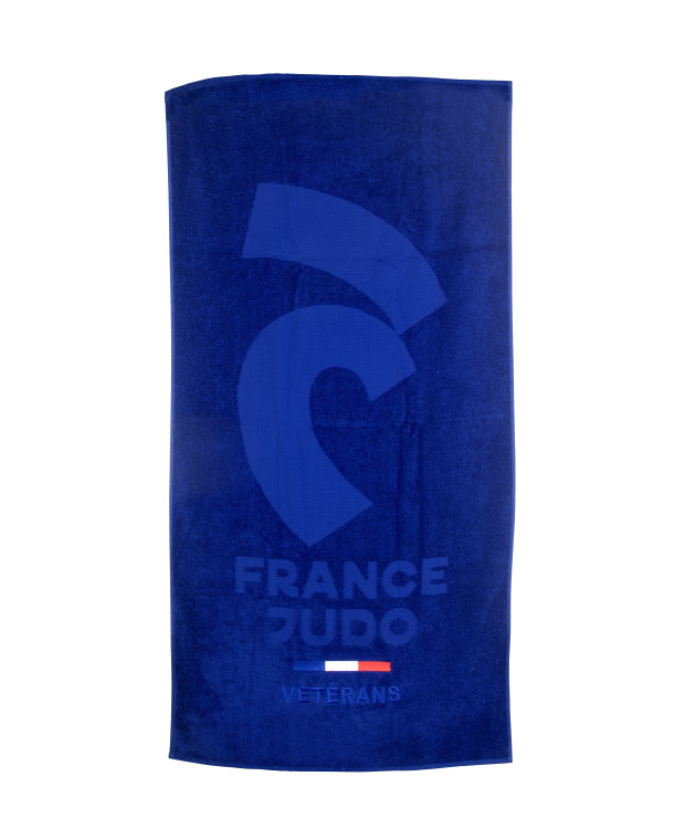 Serviette Bleue France Judo Vétéran