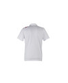 Polo bande tricolore blanc Le Coq Sportif