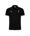 Polo tricolore noir Vétéran