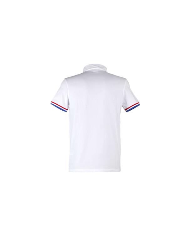 Polo tricolore blanc Para Judo