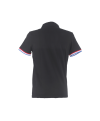 Polo tricolore noir Para Judo