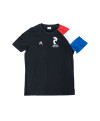 T-shirt noir tricolore Para Judo