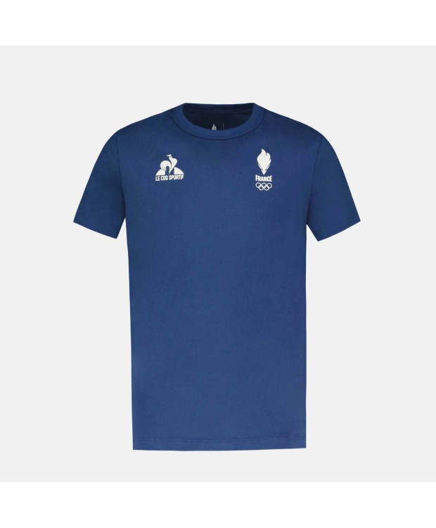 T-shirt Bleu Equipe de France Olympique Enfant