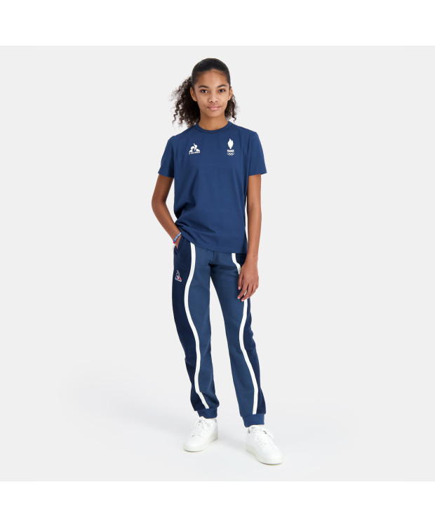 T-shirt Bleu Equipe de France Olympique Enfant