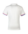 Polo tricolore blanc Le Coq Sportif