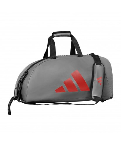 Sac de sport 2 en 1 Gris et Rouge L