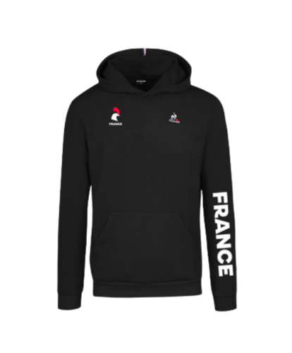 Sweat capuche noir Le Coq Sportif