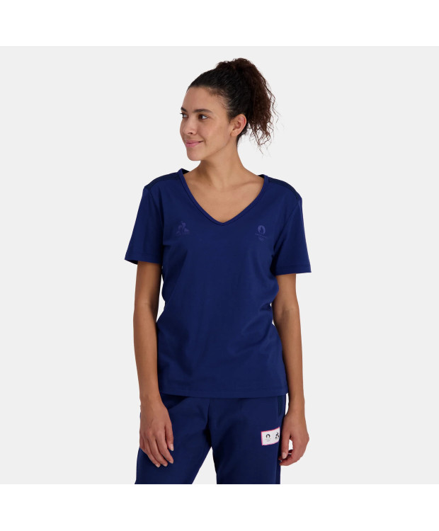 T-shirt Femme Paris 2024 Navy