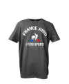 T-shirt France Judo Le Coq Sportif noir