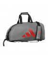 Sac de sport 2 en 1 Gris et Rouge M