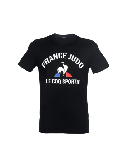 T-shirt France Judo Le Coq Sportif noir