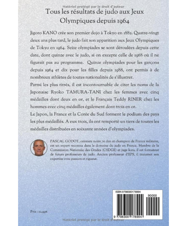 Livre "60 ans de judo aux Jeux Olympiques"