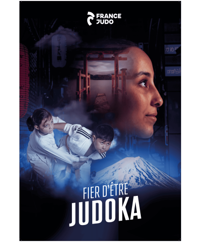 Lot de 5 affiches "Fier d'être judoka"