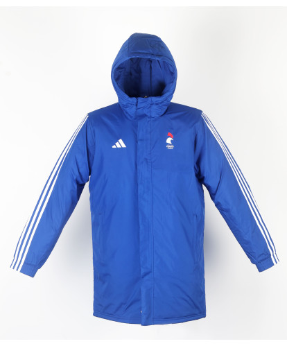 Parka longue bleue adidas - Equipe de France