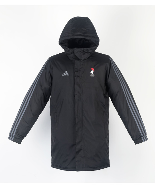 Parka longue noire adidas - Equipe de France