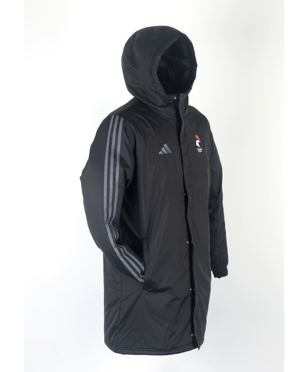 Parka longue noire adidas - Equipe de France