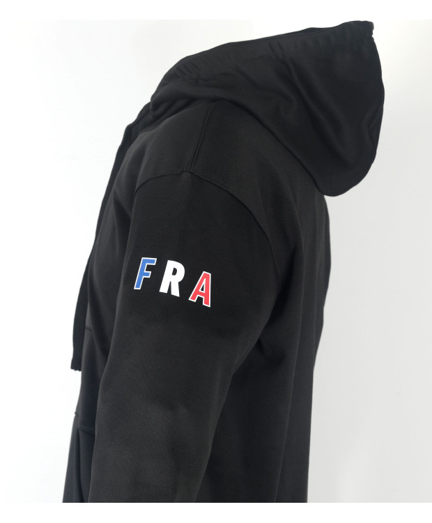 Sweat capuche Black/Carbon adidas - Equipe de France
