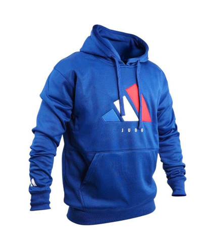 Sweat capuche Bleu BBR adidas - Equipe de France