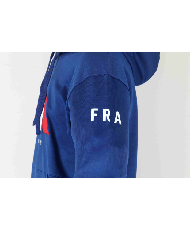 Sweat capuche Bleu BBR adidas - Equipe de France
