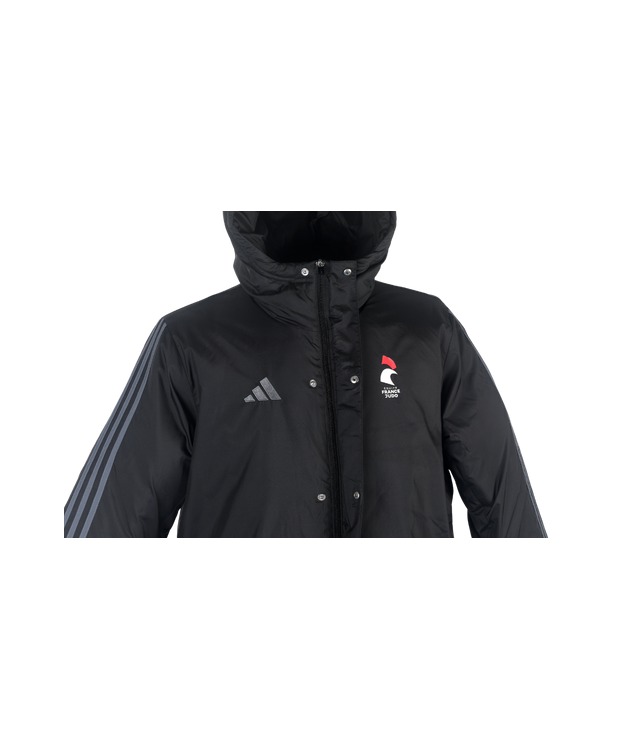 Parka longue noire adidas - Equipe de France