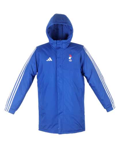Parka longue bleue adidas - Equipe de France