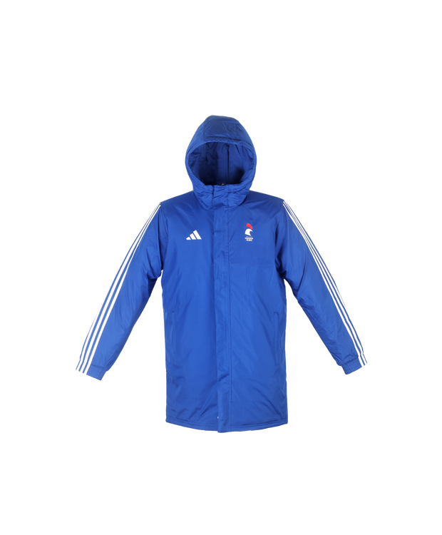 Parka longue bleue adidas - Equipe de France