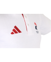 Polo blanc unisexe adidas Equipe de France
