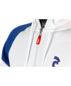 Sweat à capuche zippé France Judo Blanc