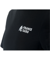 T-shirt noir unisexe manches courtes France Taïso