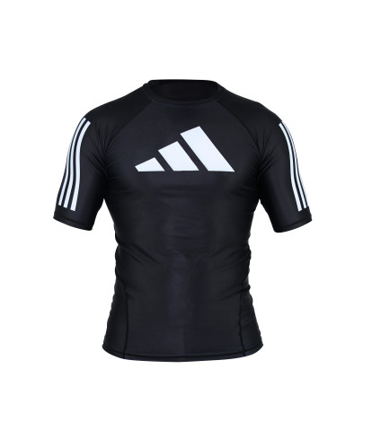 Rashguard noir manches courtes