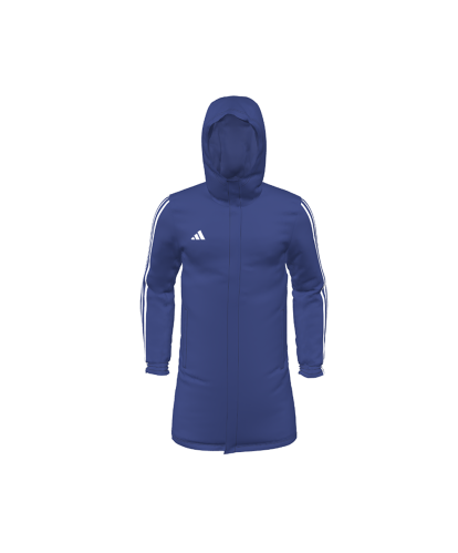 Parka Longue Adidas Bleu