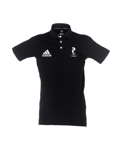 Polo noir France Judo Vétérans - adidas
