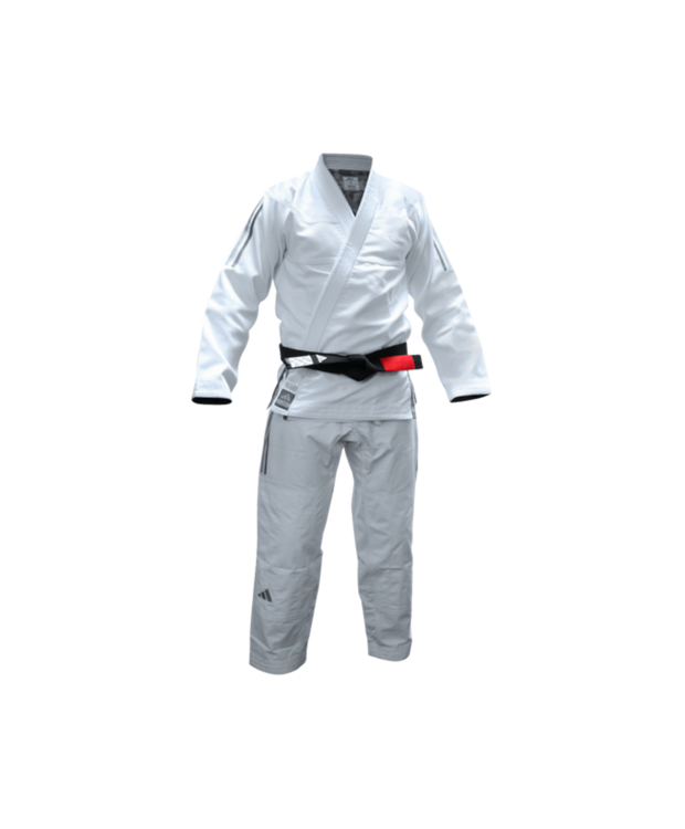 Kimono de JJB "CONTEST" Blanc/Argent - adidas