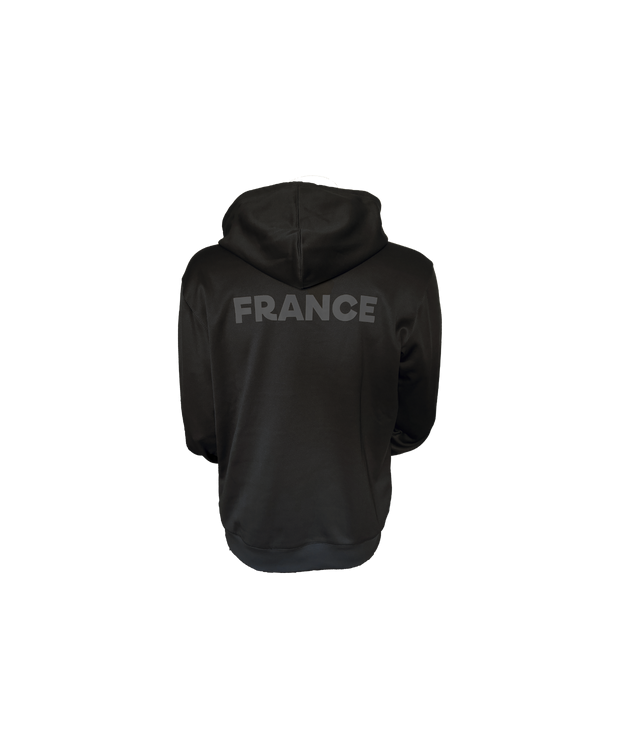 Sweat à capuche noir France Judo Vétérans - adidas