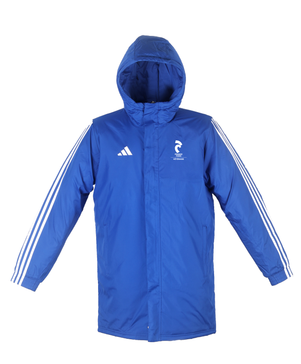 Parka adidas bleu France Judo Vétérans