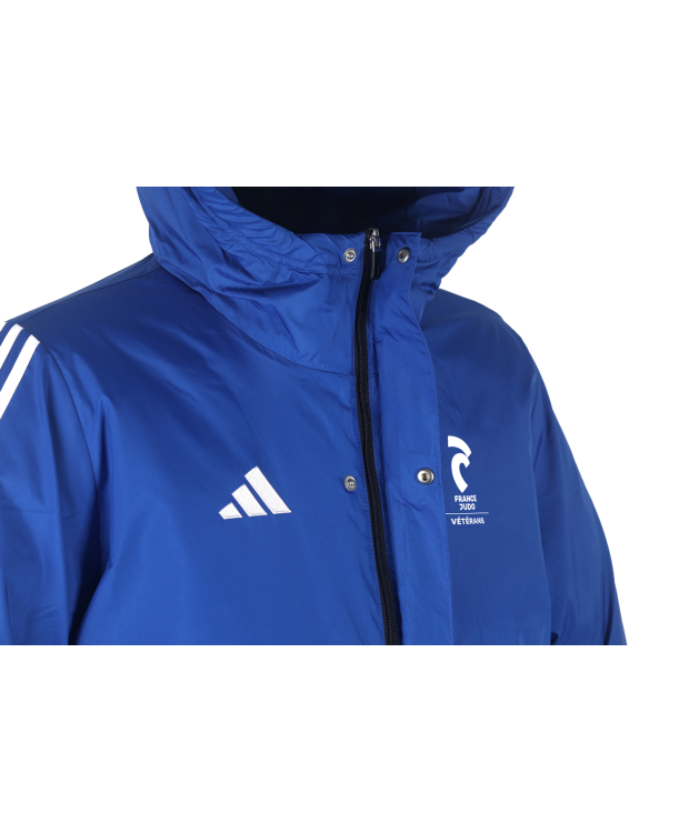 Parka adidas bleu France Judo Vétérans