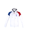 Sweat à capuche Blanc France Judo Vétérans