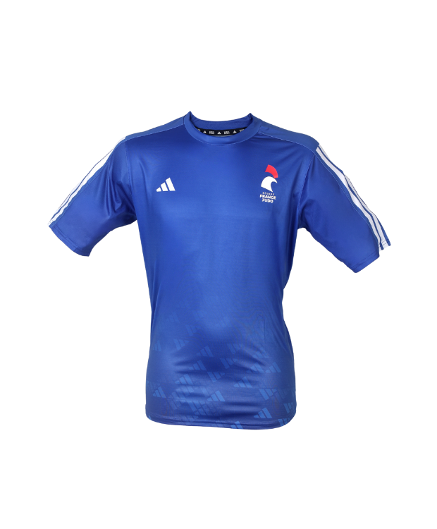 T-shirt bleu entraînement adidas - Equipe de France
