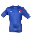 T-shirt bleu entraînement adidas - Equipe de France
