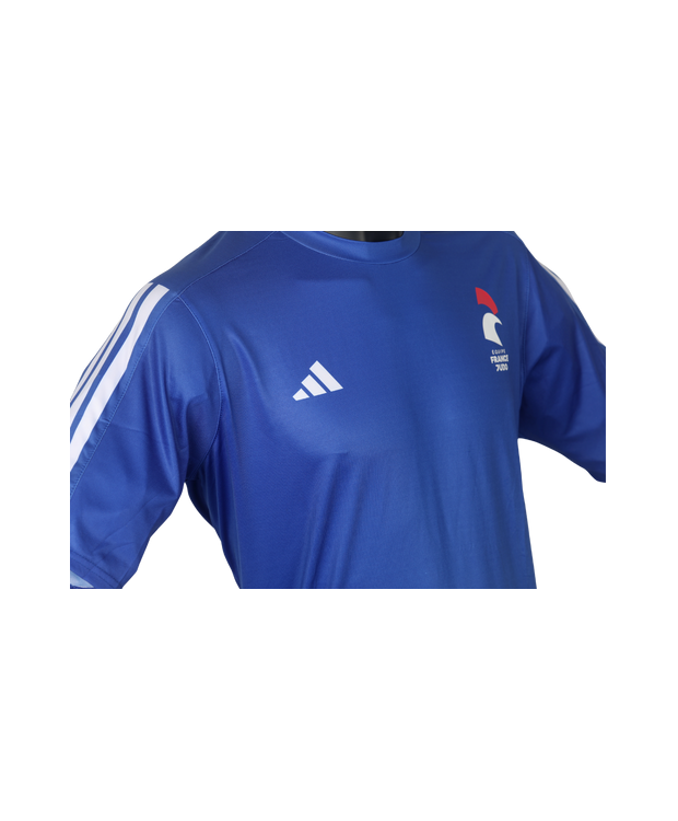 T-shirt bleu entraînement adidas - Equipe de France