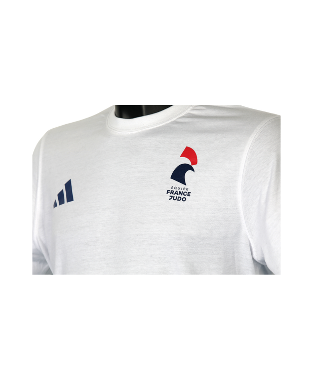 T-shirt blanc coton adidas - Equipe de France