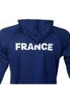 Veste zippée capuche bleu adidas - Equipe de France