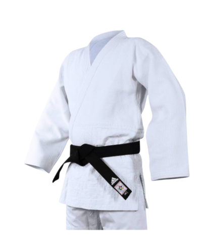 Judogi Blanc adidas Champion II - Made in Japan - Coupe Slim