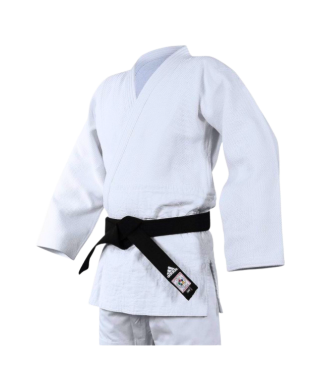 Judogi Blanc adidas Champion II - Made in Japan - Coupe Slim