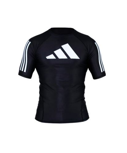 Rashguard noir manches courtes
