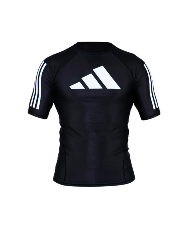 Rashguard noir manches courtes