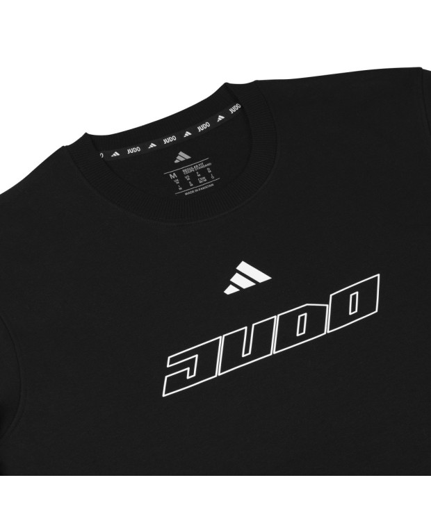 Sweat col rond noir Community Line Judo adidas