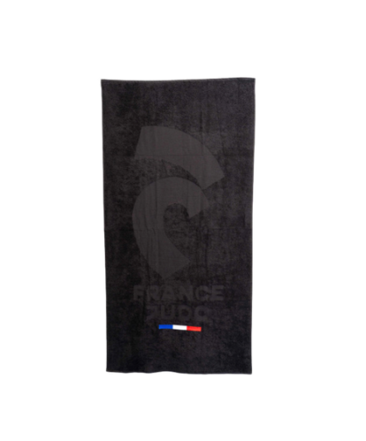 Serviette France Judo noir