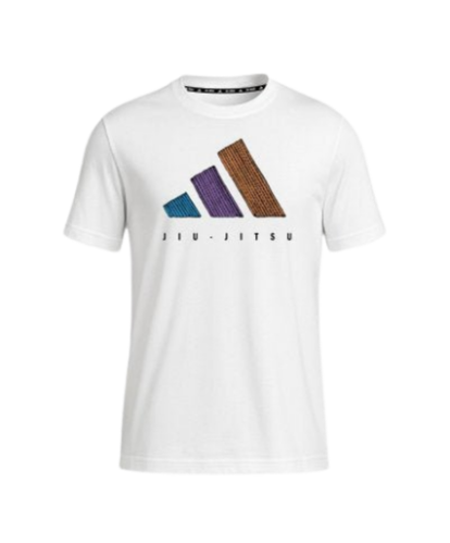 T-shirt Jiu-Jitsu blanc adidas